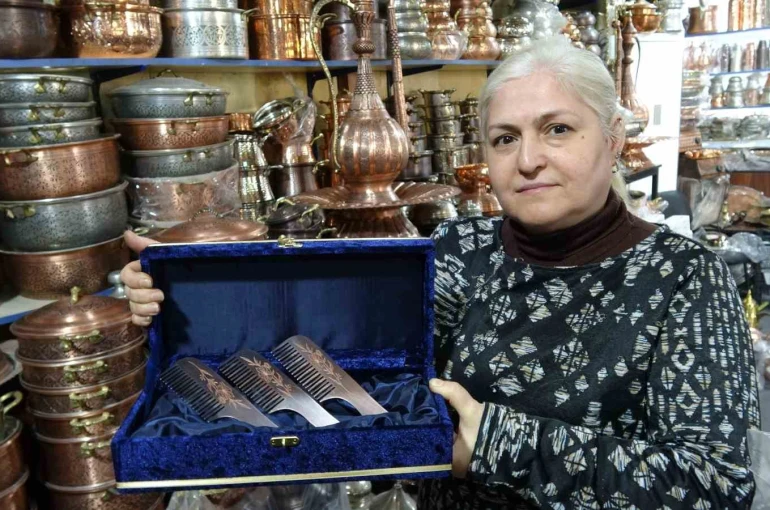 Yeni trend ürün bakır taraklara büyük ilgi 