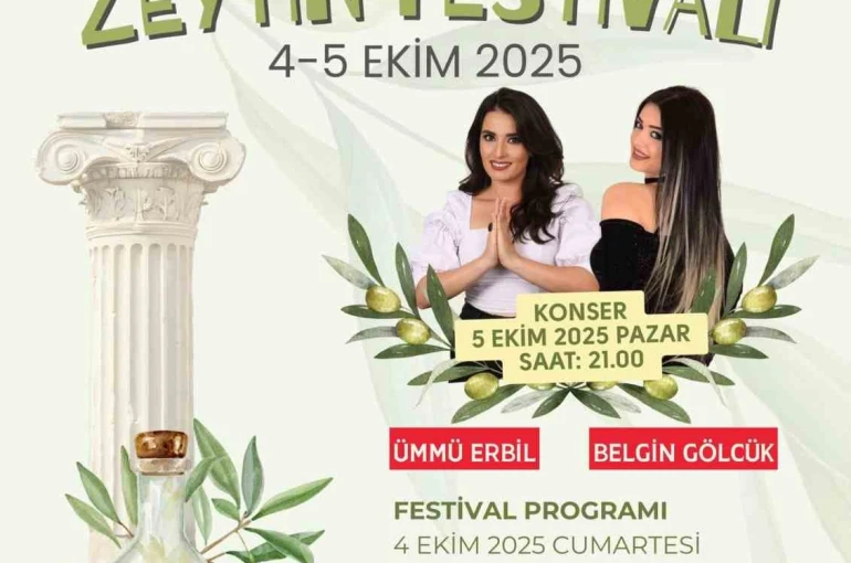 Yenice Tarım, Kültür, Sanat ve Zeytin Festivali kapılarını açıyor 