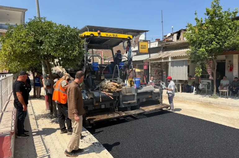 Yenipazar’da 2. etap asfalt çalışmaları başladı