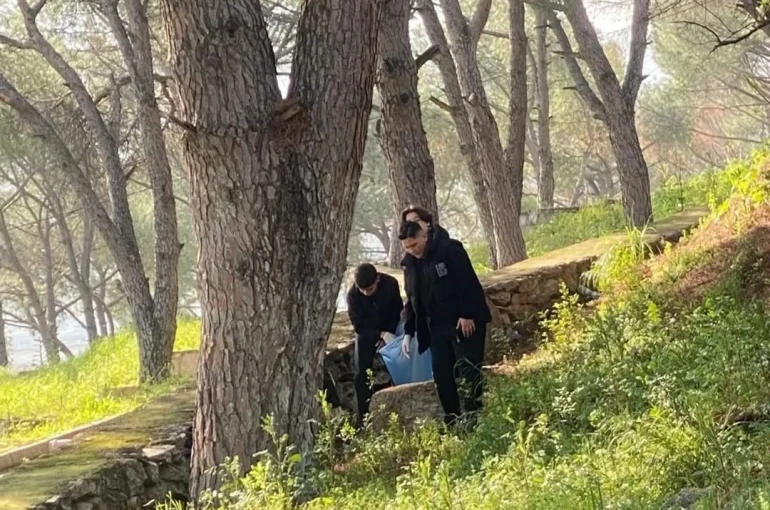 Yenipazar’da öğrencilerden doğaya sahip çıktı 