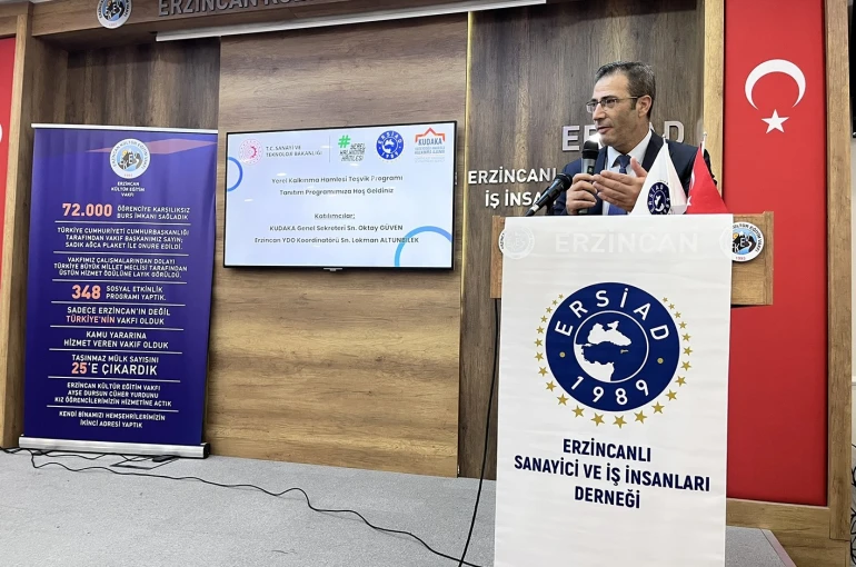 Yerel Kalkınma Hamlesi Teşvik Programı ve Erzincan İçin Öngörülen Yatırım Konuları İstanbul’da tanıtıldı