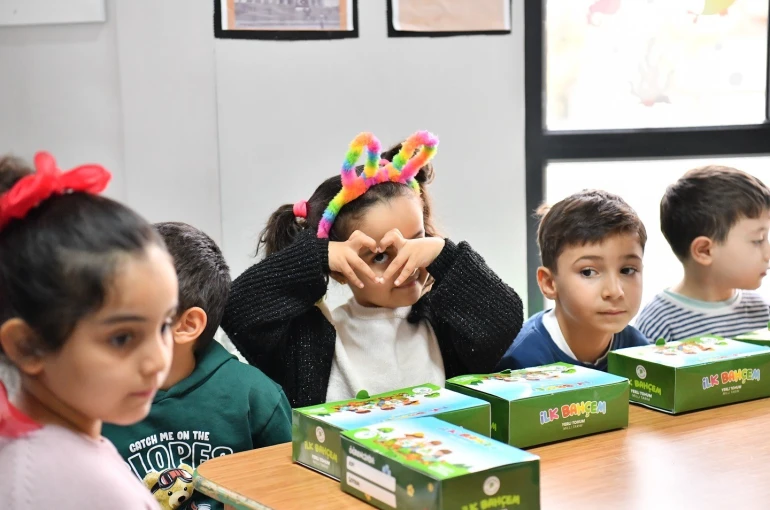 Yeşilyurt’ta çocuklar tarım sevgisi ile büyüyor 