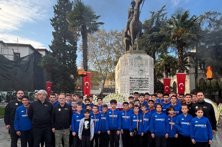 Yeşim Spor Kulübü’nden Ata’ya saygı 