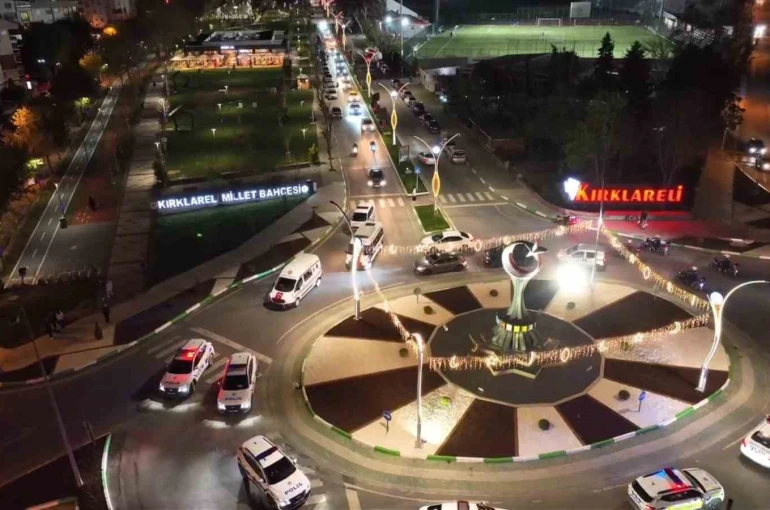 Yılbaşına özel Kırklareli’nde geniş çaplı polis denetimi 