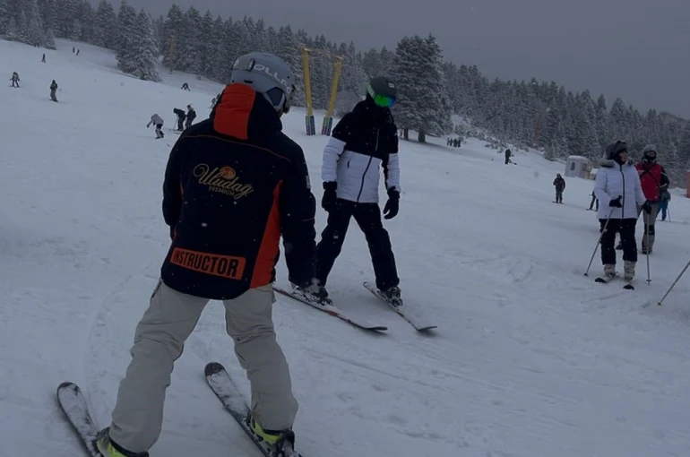 Yılbaşında turistlerin gözdesi Uludağ oldu