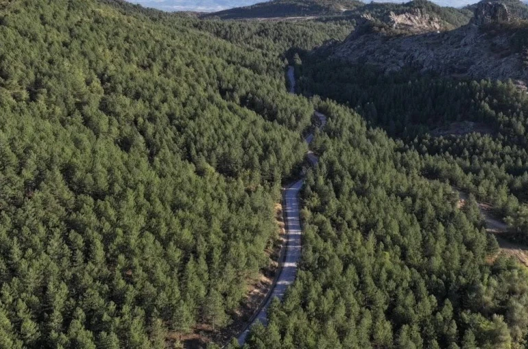 Yılların hayali gerçek oldu, Gördes-Sındırgı yolu asfaltlandı 