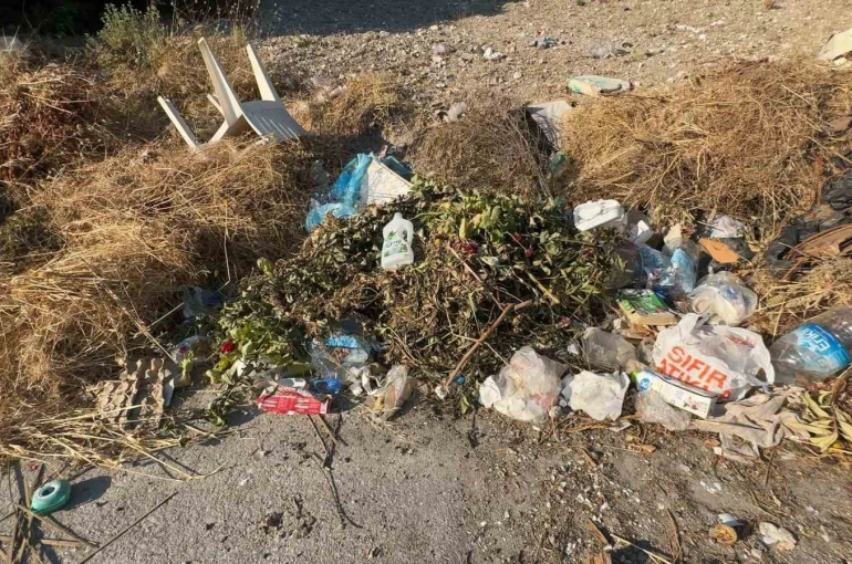 Yol kenarları çöple doldu, mahalleli isyan etti 