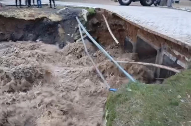 Yozgat’ta aşırı yağış sele neden oldu 