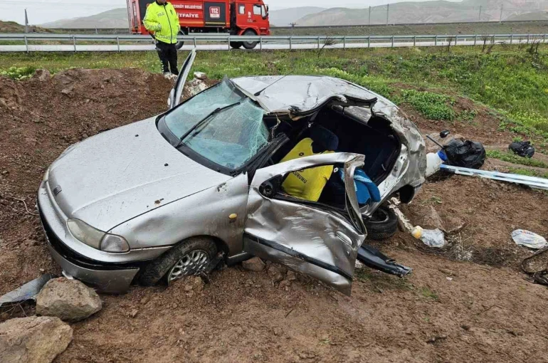 Yozgat’ta otomobil takla attı, 1 kişi hayatını kaybetti 