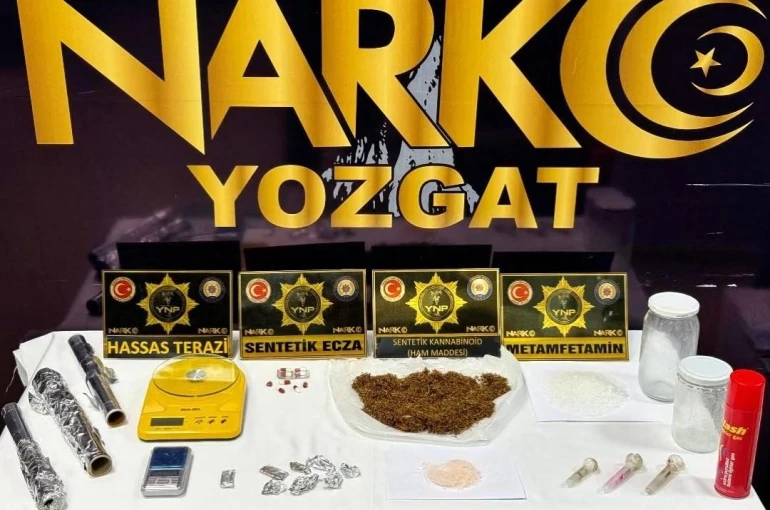 Yozgat’taki uyuşturucu operasyonunda 1 kişi tutuklandı