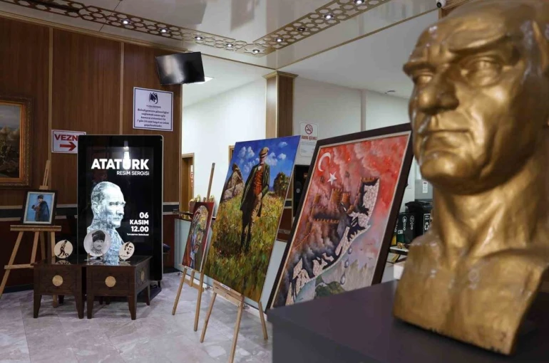 Yunusemre’den Atatürk anısına anlamlı sergi 