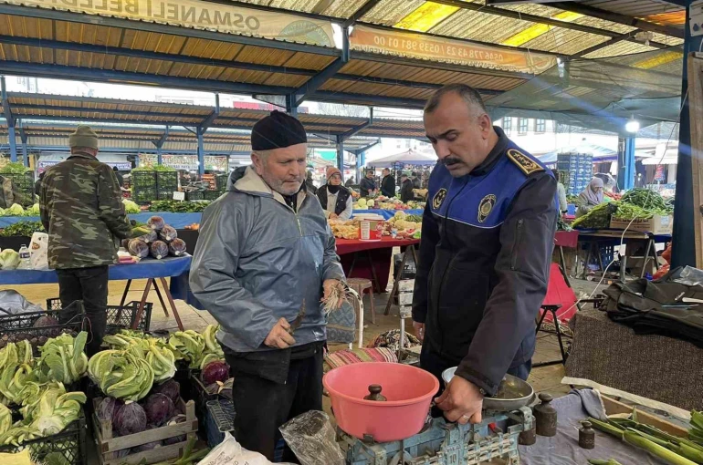 Zabıtadan tartı ve ölçü aletlerine sıkı denetim 
