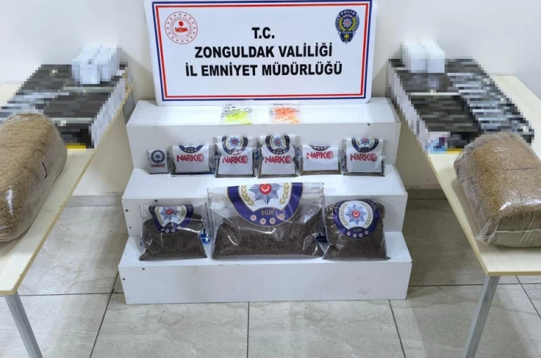 Zonguldak’ta narkotik operasyonda 8 şüpheli yakalandı 