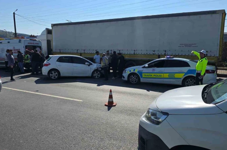 Zonguldak’ta trafik kazası 1 yaralı 