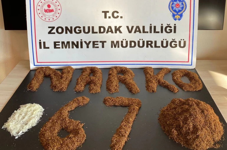 Zonguldak’ta uyuşturucu operasyonunda 2 tutuklama 