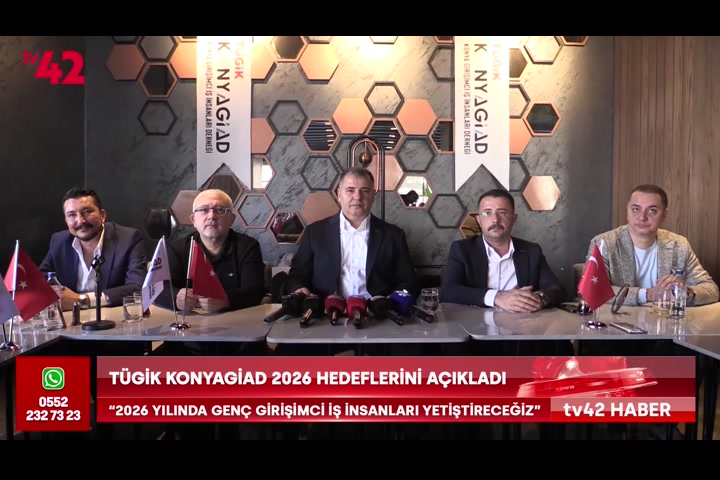 KONYAGİAD 10 ocak gazeteciler günü 2026 hedeflerini açıkladı