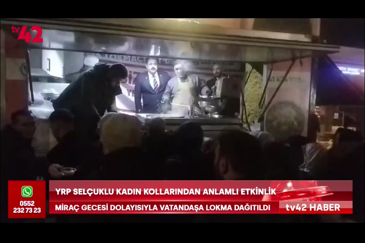 YRP Selçuklu İlçe Kadın Kollarından Miraç Kandili’nde anlamlı etkinlik