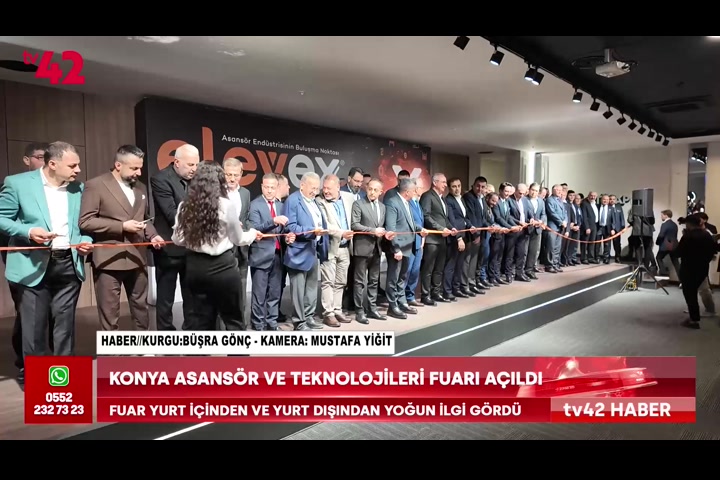 Konya Asansör ve Teknolojileri Fuarı kapılarını açtı