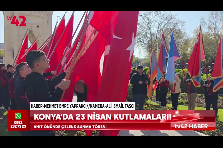 Konya’da 23 Nisan coşkuyla kutlandı