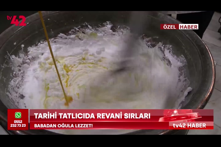 Babadan oğula geçen tarihi “Revani” lezzetinin sırrı