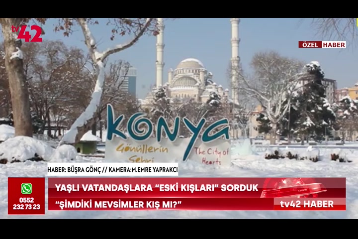 Yaşlı vatandaşlara “eski kışları” sorduk