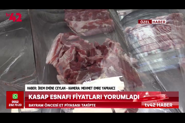 Kasap esnafı fiyatları yorumladı