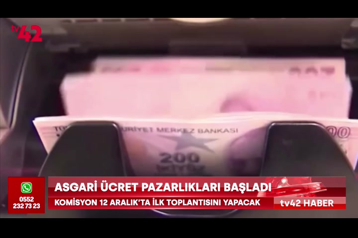 Asgari ücret pazarlıkları başladı