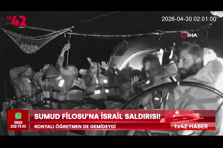 Sumud Filosu'na İsrail saldırısı: Konyalı öğretmen de gemideydi