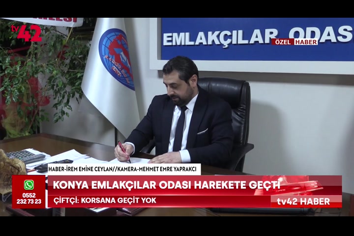 Konya Emlakçılar Odası harekete geçti