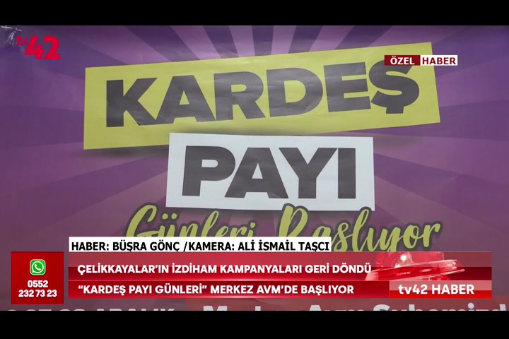 Çelikkayalar’ın izdiham kampanyaları geri döndü