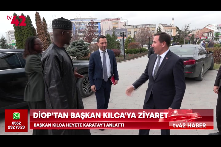 Senegal Ankara Büyükelçisi Diop’tan Başkan Kılca’ya ziyaret