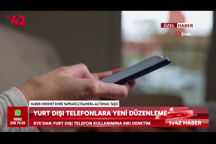 BTK’dan yurt dışı telefon kullanımına sıkı denetim