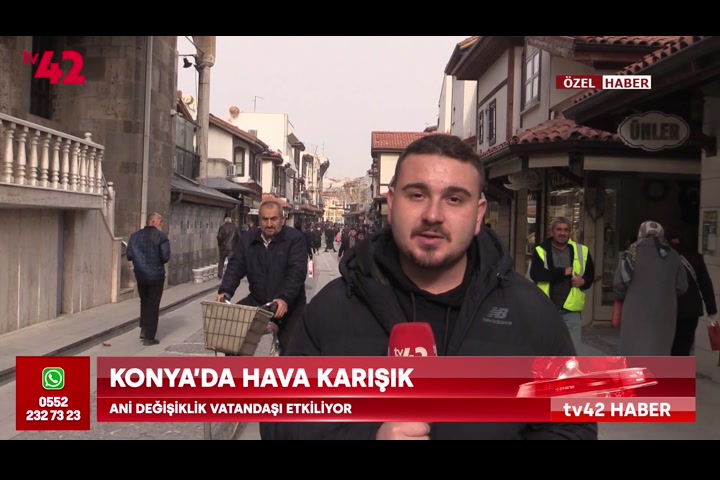 Konya’da hava karışık