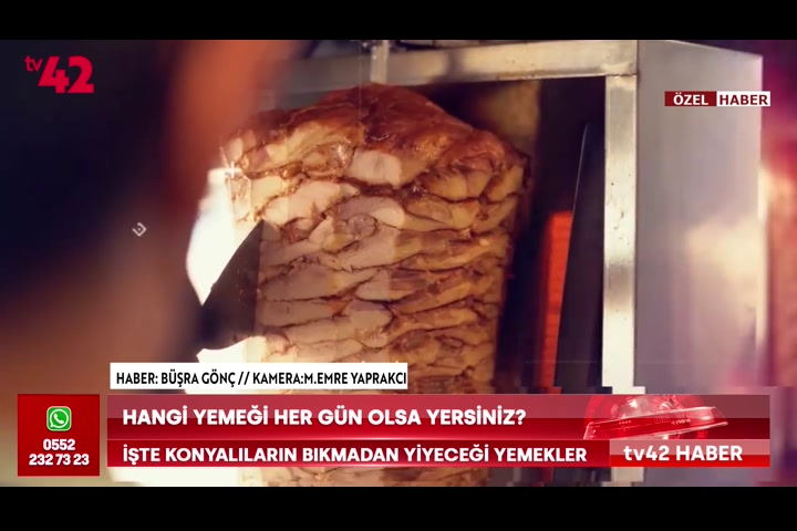 Hangi yemeği her gün sıkılmadan yersiniz?